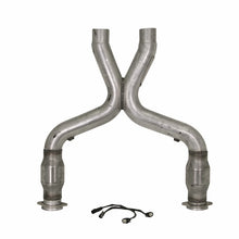 Load image into Gallery viewer, BBK 11-14 Mustang 5.0 Short Mid X Pipe With Catalytic Converters 3.0 For BBK Long Tube Headers - DTX Performance