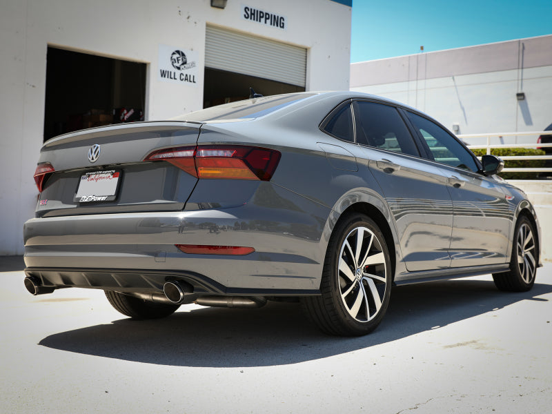 afe 19-21 VW Jetta GLI (MKVII) L4-2.0L (t) MACH Force-Xp 304 SS Cat-Back Exhaust System Carbon Tips - DTX Performance