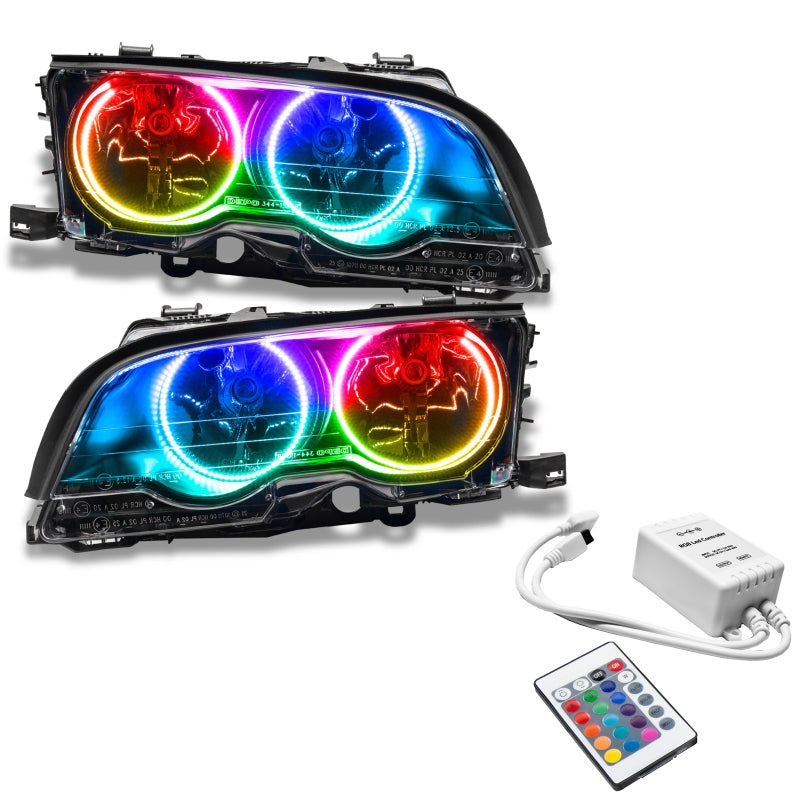 Oracle 99-01 BMW 3 Series Coupe HL - (Halogen) - ColorSHIFT w/ Simple Controller - DTX Performance