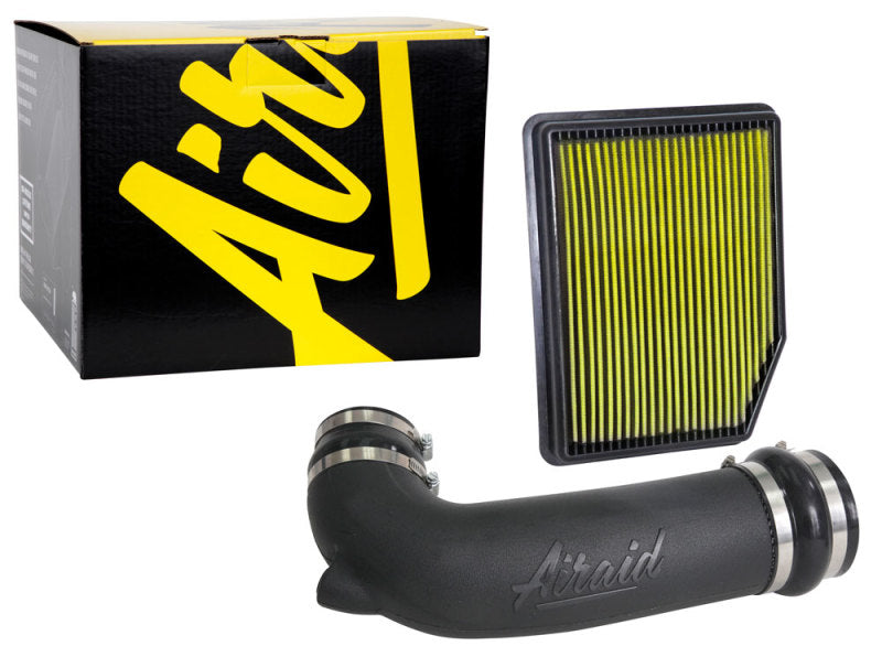 Airaid 19-20 Chevrolet Silverado 1500 V6-4.3L Jr Intake Kit - Oiled / Yellow Media - DTX Performance