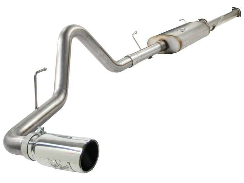 aFe MACHForce XP Exhausts Cat-Back SS-409 EXH CB Toyota Tundra 10-11 V8-5.7L 145.7 WB (pol tip) - DTX Performance