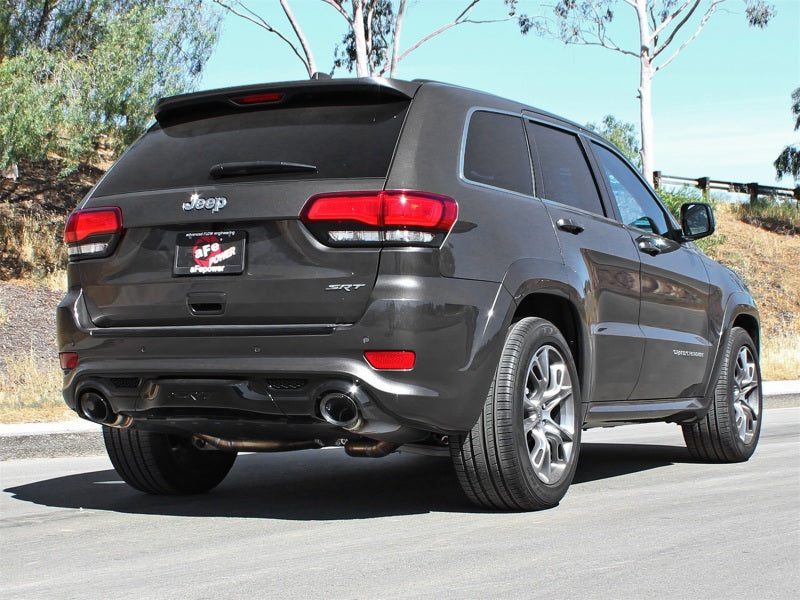 aFe MACHForce XP Cat-Back Exhaust Stainless No Tips 12-15 Jeep Grand Cherokee SRT/SRT-8 V8 Hemi 6.4L - DTX Performance