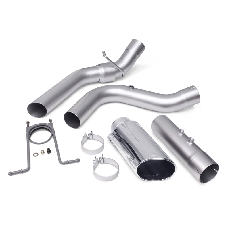 Banks Power 17+ GM Duramax L5P 2500/3500 Monster Exhaust System - SS Single Exhaust w/ Chrome Tip - DTX Performance