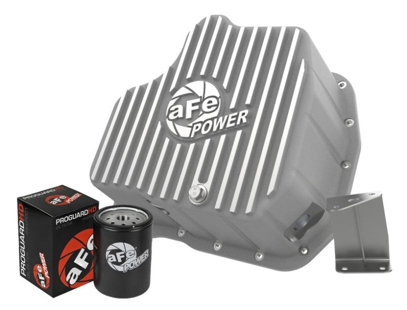 aFe Power 11-16 GM Diesel 2500HD / 3500HD V8-6.6L (TD) Street Series Engine Oil Pan Raw w/ Machined - DTX Performance