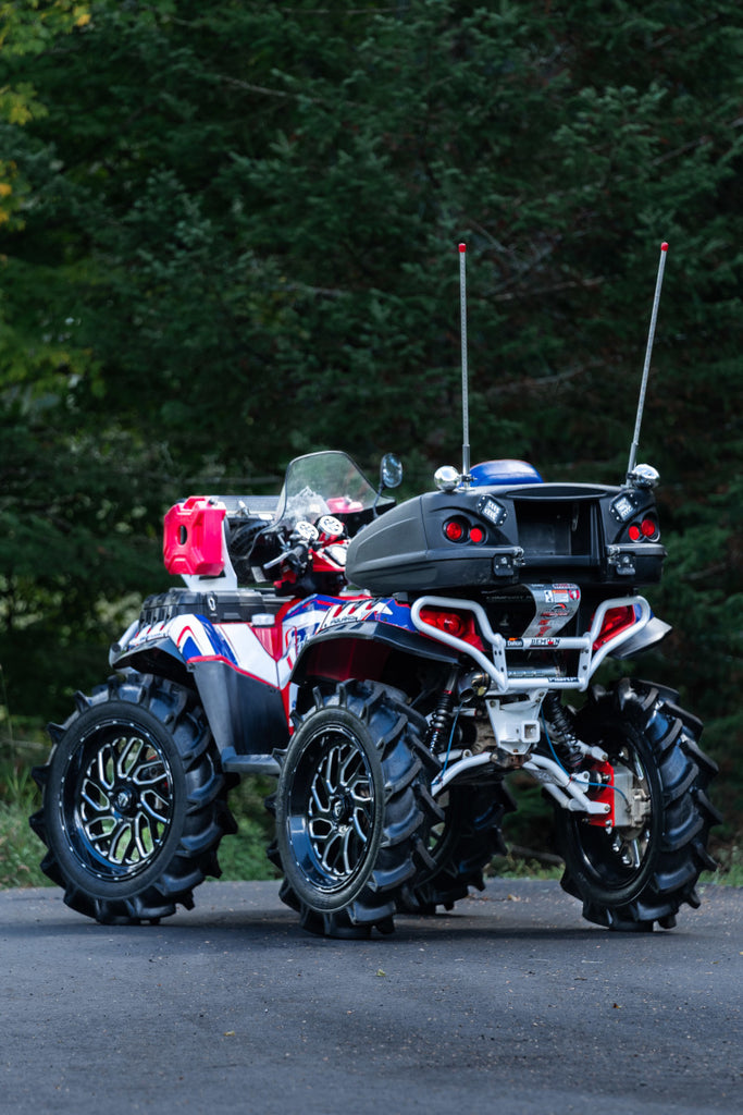 MBRP 2011+ Polaris Sportsman Touring 850 T304 Stainless Single Slip-On Performance Series - DTX Performance