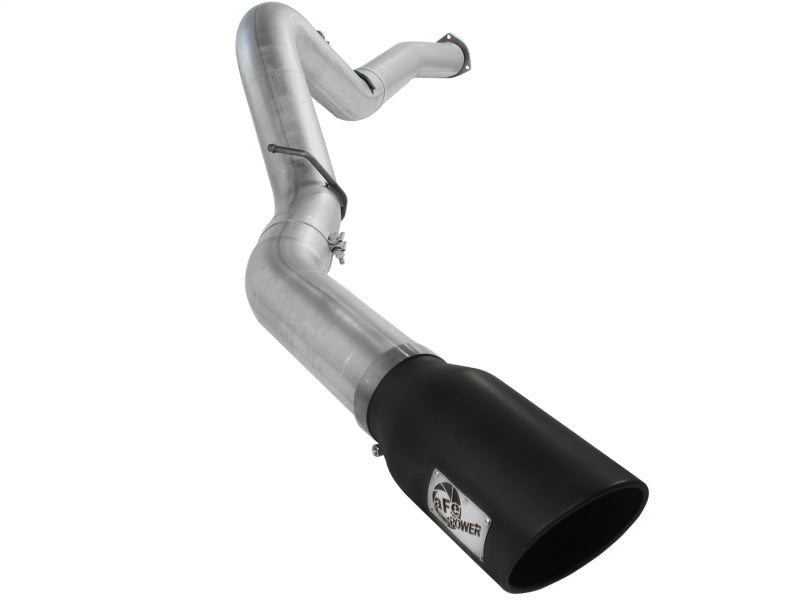 aFe Atlas Exhaust 5in DPF-Back Al Steel 07.5-10 GM Diesel Trucks V8-6.6L (td) LMM (Blk Tip) - DTX Performance