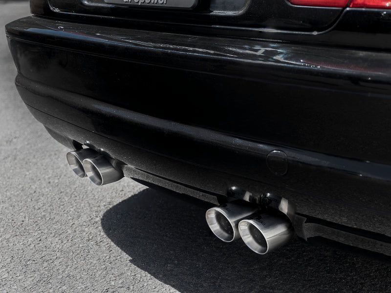 aFe MACH Force-Xp 2.5in 304 SS Cat-Back Exhaust w/ Polished Tips 01-06 BMW M3 - DTX Performance