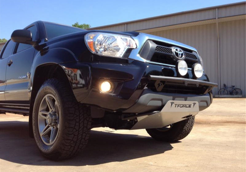 N-Fab Light Bar 12-15 Toyota Tacoma - Tex. Black - Light Tabs w/o License Plate Tabs - DTX Performance