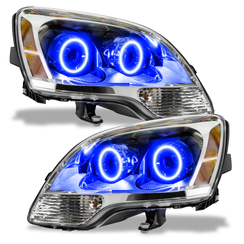 Oracle Lighting 08-12 GMC Acadia Non-HID Pre-Assembled LED Halo Headlights - (2nd Design) -Blue - DTX Performance