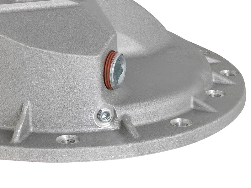 afe Front Differential Cover (Raw; Street Series); Dodge Diesel Trucks 03-12 L6-5.9/6.7L (td) - DTX Performance