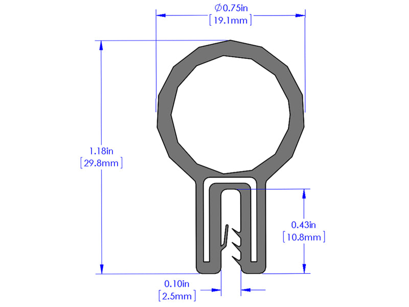 aFe MagnumFORCE Spare Parts Trim Seal Kit (1/16IN X 3/4IN) x 36IN L - DTX Performance