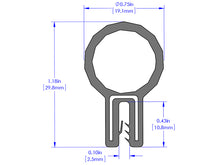 Load image into Gallery viewer, aFe MagnumFORCE Spare Parts Trim Seal Kit (1/16IN X 3/4IN) x 36IN L - DTX Performance