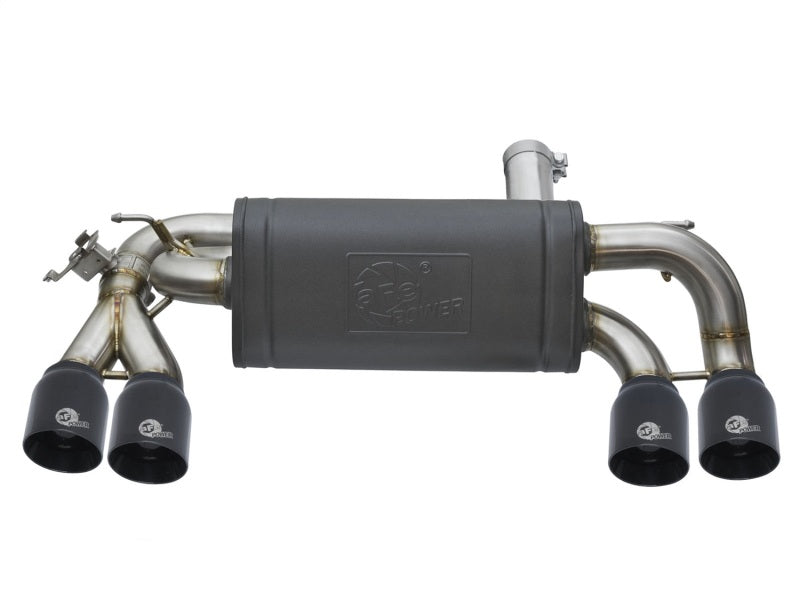 aFe MACHForce XP 3in - 2 1/2in Axle Back 304SS Exhaust w/ Black Tips 16-17 BMW M2 (f87) - DTX Performance