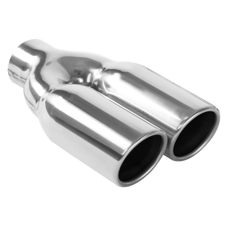 MagnaFlow Tip 1-Pk Dual Rnd Re DW 3x10 2.2 - DTX Performance