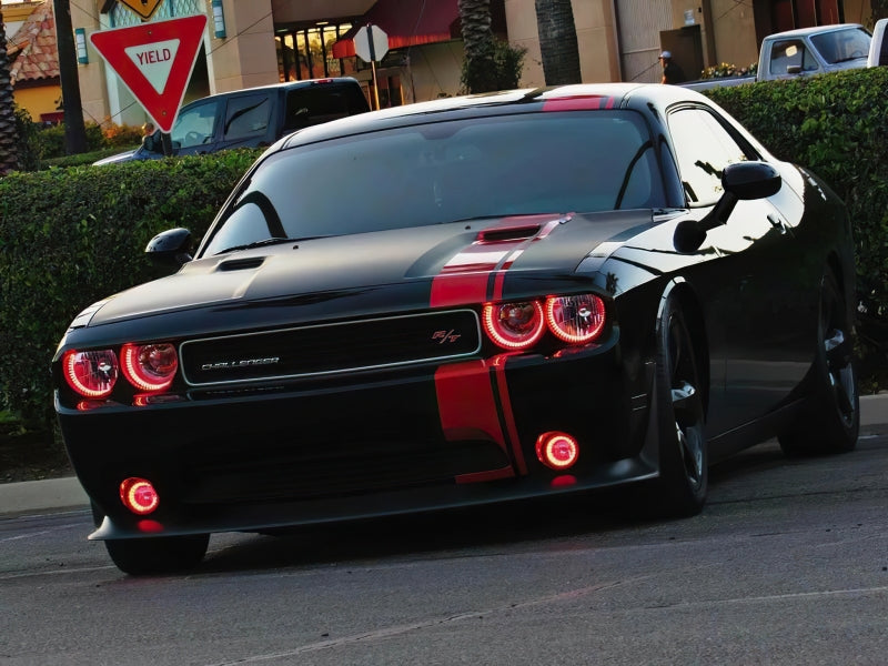 Oracle 08-14 Dodge Challenger Dynamic Surface Mount Headlight/Fog Light Halo Kit COMBO - ColorSHIFT - DTX Performance