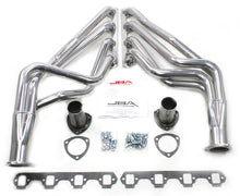 Load image into Gallery viewer, JBA 65-73 Ford Mustang 260-302/71-73 Ford 260-351W SBF 1-5/8in Primary Silver Ctd Long Tube Header - DTX Performance