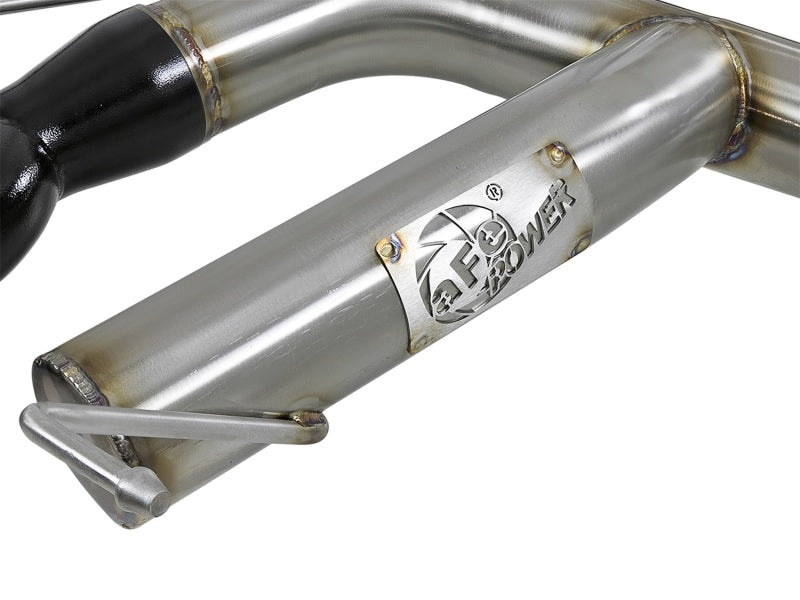 aFe MACHForce XP 08-13 BMW 135i L6-2.0L N54/N55 3in. 304 SS Axle-Back Exhaust w/Black Tips - DTX Performance