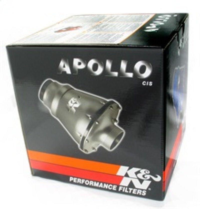 K&N Universal Apollo Black Cold Air Intake - 70mm OD FLG PP - DTX Performance