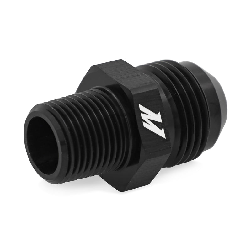 Mishimoto Aluminum -6AN to 3/8 NPT Fitting - Black - DTX Performance