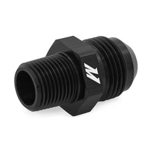 Load image into Gallery viewer, Mishimoto Aluminum -6AN to 3/8 NPT Fitting - Black - DTX Performance