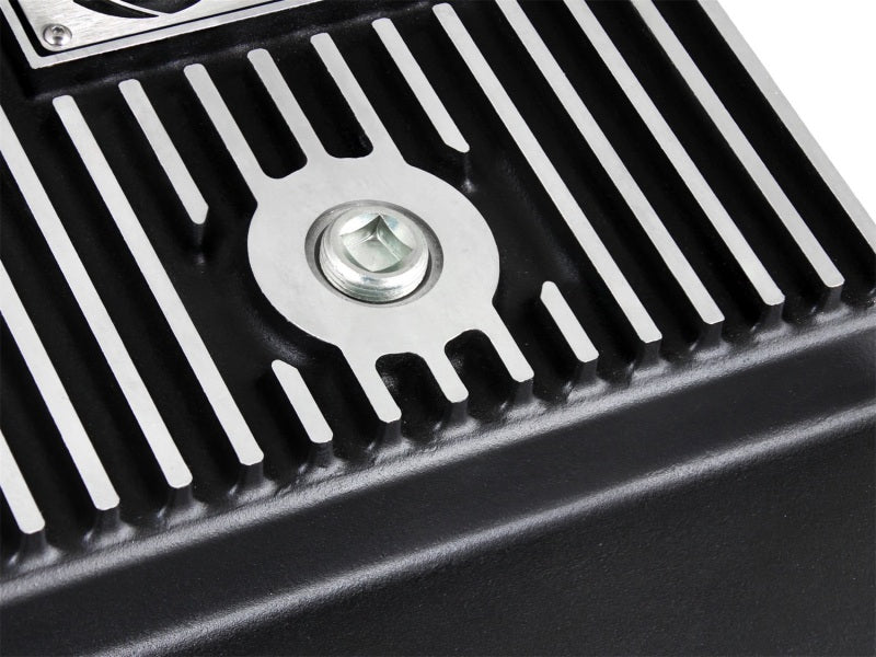 aFe Transmission Pan (Black w/ Machined Fins) GM Trucks 99-16 (4L60-E/4L60E/4L65E/4L70E/4L75E) - DTX Performance