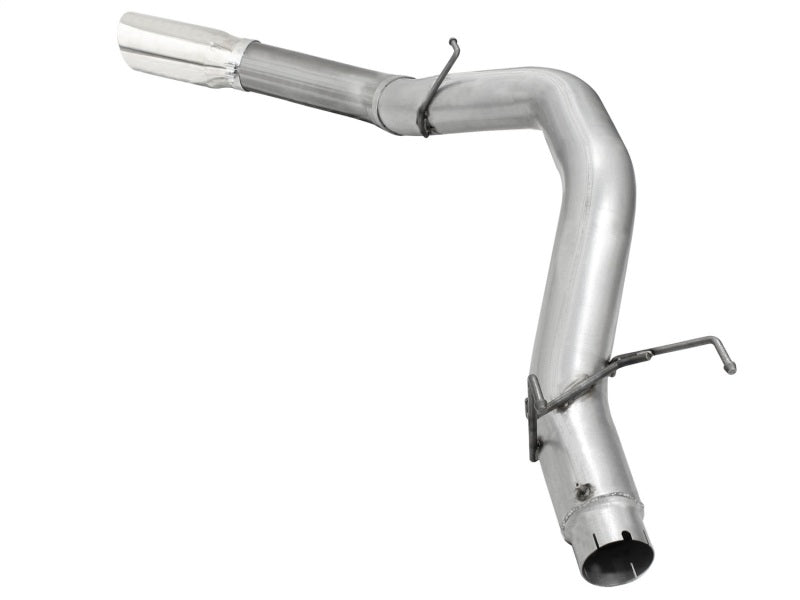 aFe Atlas 5in DPF-Back Aluminized Steel Exh Dodge RAM Diesel 13-14 6.7L (td) Mega Cab w/Polished Tip - DTX Performance