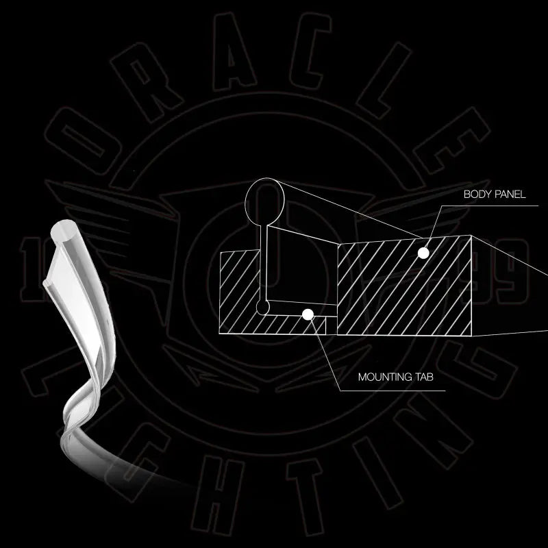 Oracle LED Fiber Optic Light Head - Single Color - White - DTX Performance