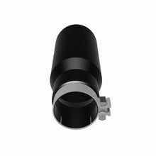 Load image into Gallery viewer, MagnaFlow Tip Stainless Black Coated Single Wall Round Single Outlet 5in Dia 3.5in Inlet 14.5in L - DTX Performance