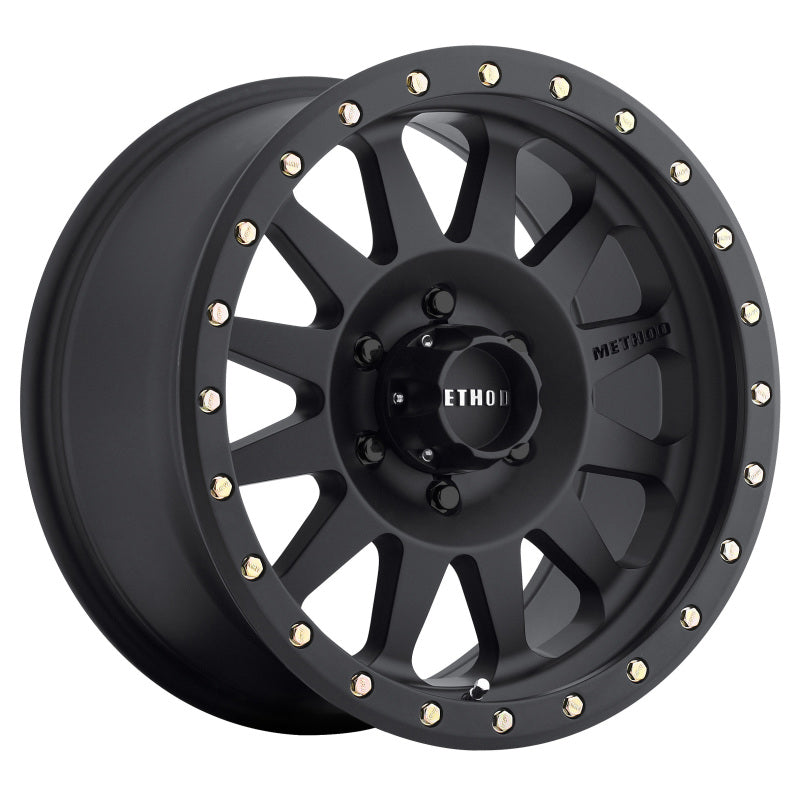 Method MR304 Double Standard 17x8.5 0mm Offset 6x135 94mm CB Matte Black Wheel - DTX Performance