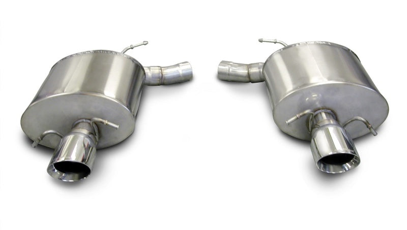 Corsa 09-13 Cadillac CTS Sedan V 6.2L V8 Polished Sport Axle-Back Exhaust - DTX Performance