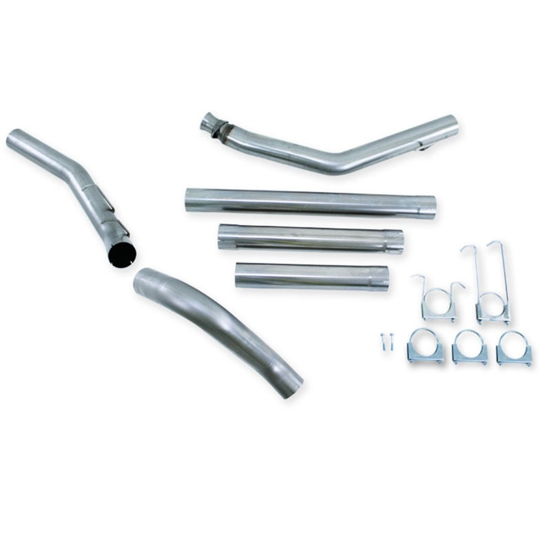 MBRP 94-02 Dodge 2500/3500 Cummins SLM Series 4in Turbo Back Single No Muffler T409 Exhaust System - DTX Performance