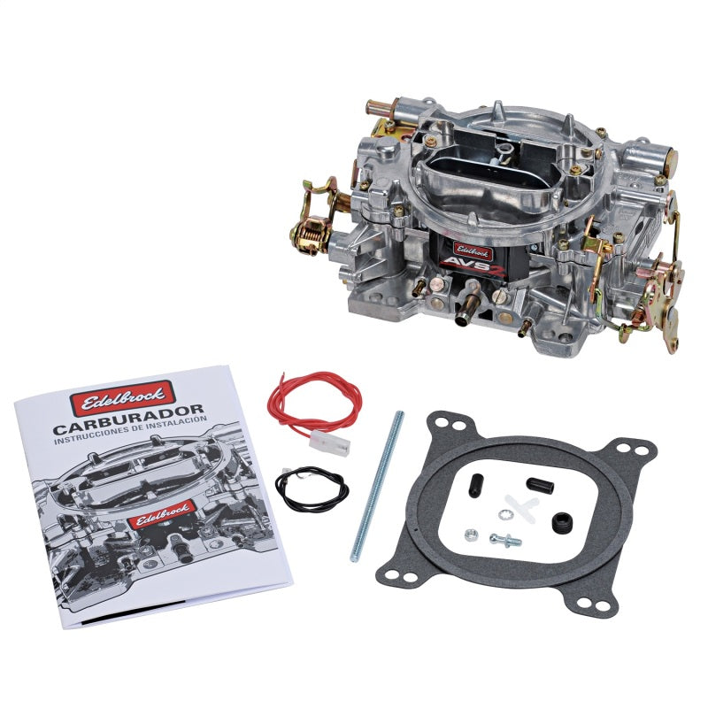 Edelbrock Thunder Series AVS Dual Quad Annular Boosters 500 CFM Carburetor w/Manual Choke - DTX Performance