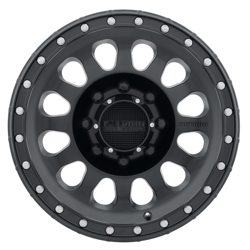 Method MR315 17x9 -12mm Offset 8x170 130.81mm CB Matte Black Wheel - DTX Performance