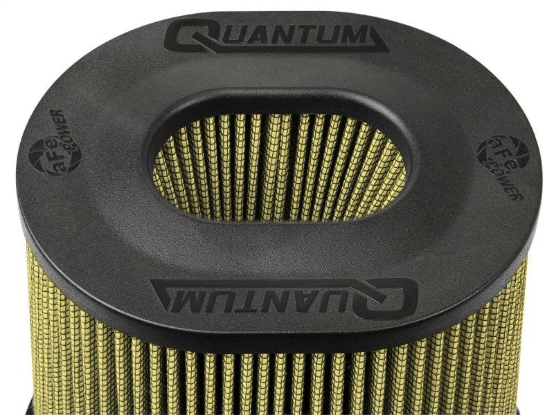 aFe Quantum Pro-Guard 7 Air Filter Inverted Top - 5in Flange x 8in Height - Oiled PG7 - DTX Performance