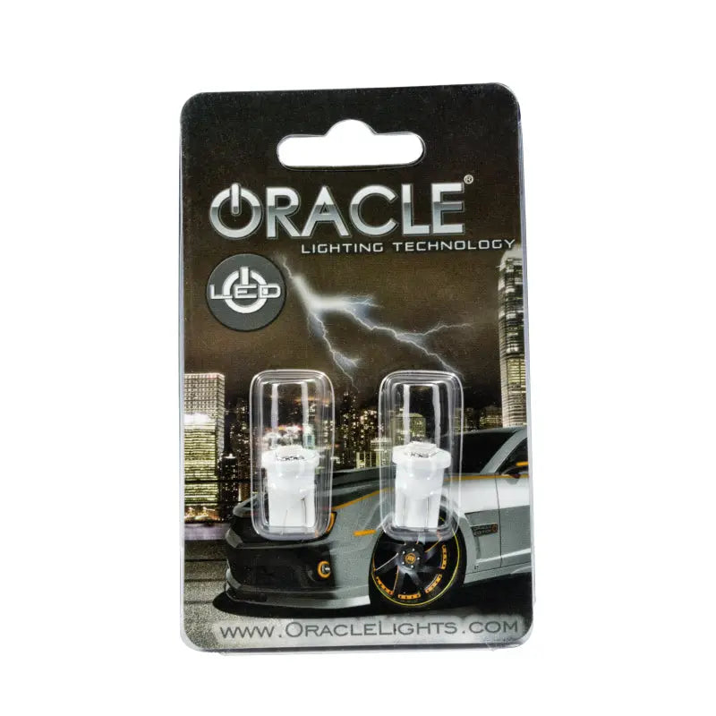 Oracle T10 1 LED 3-Chip SMD Bulbs (Pair) - Red - DTX Performance