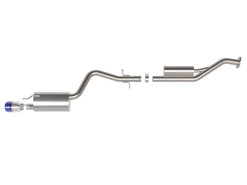 aFe Lexus IS300 01-05 L6-3.0L Takeda Cat-Back Exhaust System- Blue Tip - DTX Performance