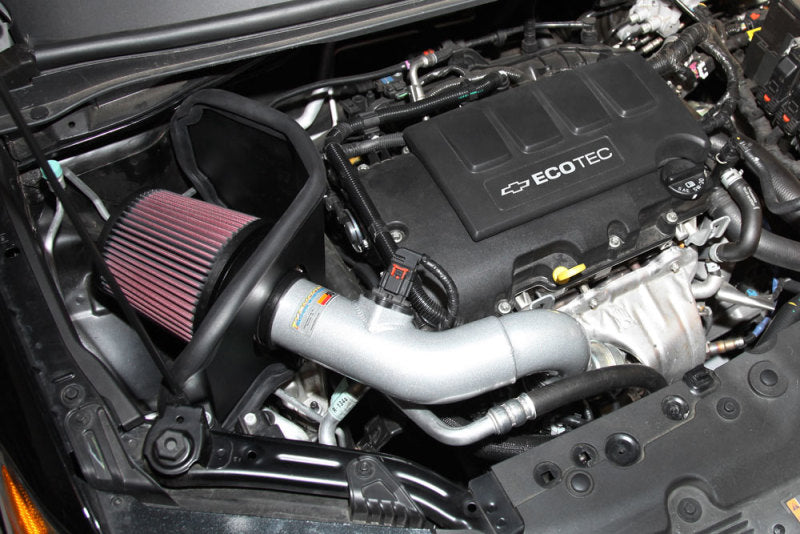 K&N 12 Chevy Sonic 1.4L Silver Typhoon Performance Intake - DTX Performance