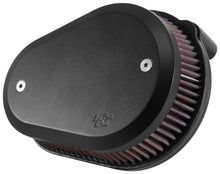 Load image into Gallery viewer, K&amp;N 00-16 Harley Davidson Street Metal Intake System Flare Black - DTX Performance