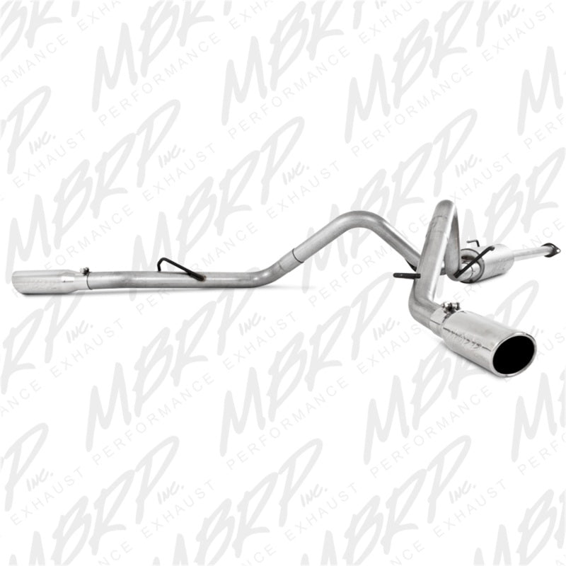 MBRP 05-13 Toyota Tacoma 4.0L EC/CC AL Dual Split Side Cat Back Exhaust - DTX Performance