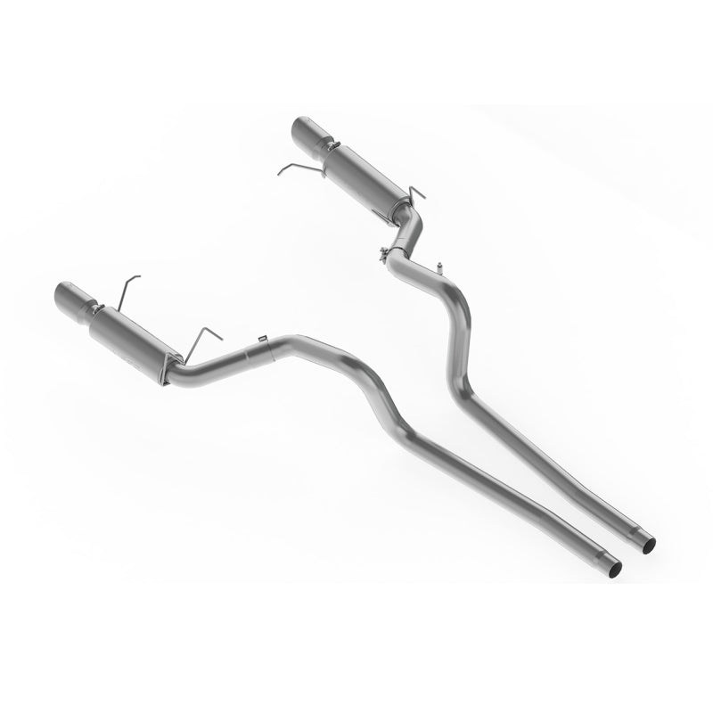 MBRP 11-14 Ford Mustang GT 5.0L Dual Split Rear Race Version AL 3in Cat Back Exhaust System - DTX Performance