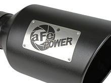 Load image into Gallery viewer, aFe Power MACH Force-Xp 409 Stainless Steel Clamp-on Exhaust Tip Black - DTX Performance