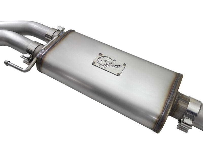 aFe Rebel Exhausts 3in SS Cat-Back 15-16 Ford F-150 EcoBoost V6 2.7/3.5L V8 5.0L w/ Polished Tips - DTX Performance