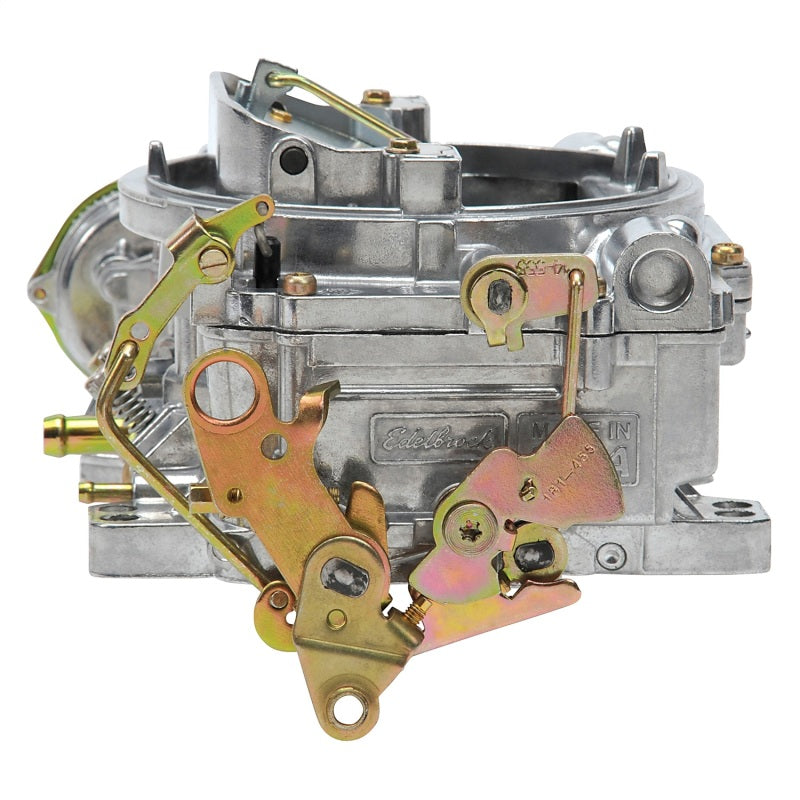 Edelbrock Carburetor Performer Series 4-Barrel 600 CFM Electric Choke Satin Finish - DTX Performance