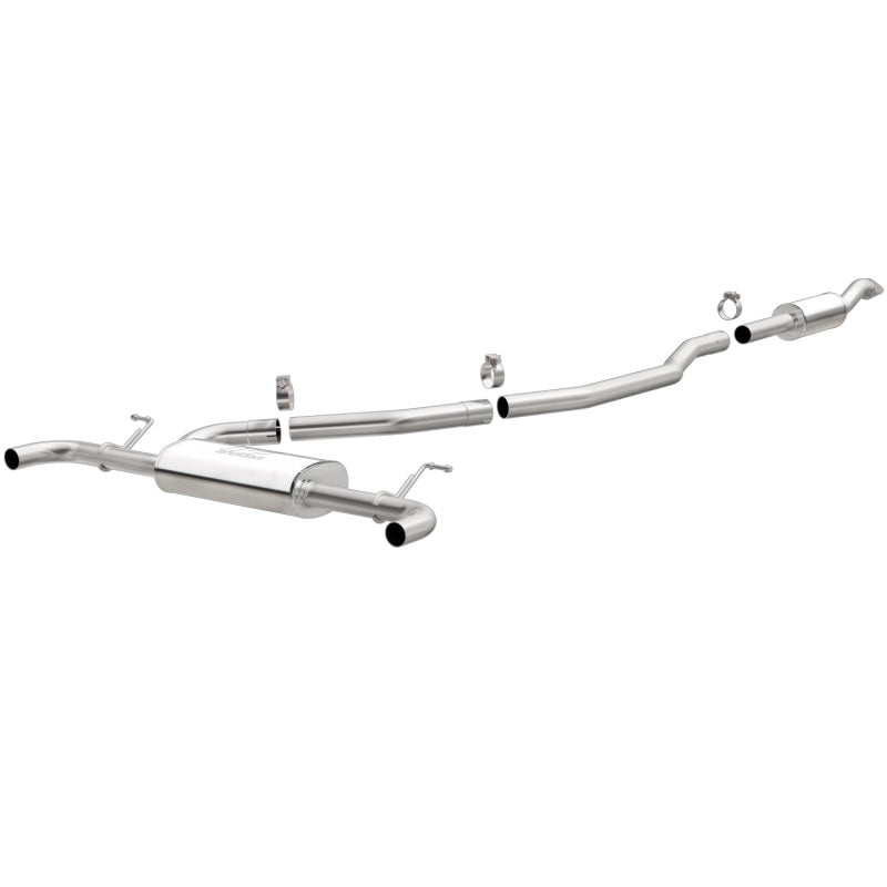 MagnaFlow 13-15 Lincoln MKZ L4 2.0L Turbo Stainless Cat Back Performance Exhaust Dual Split Rear - DTX Performance