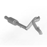 MBRP 2018 Jeep Wrangler JL 2.5in Single Rear Exit Cat Back Exhaust - Aluminized