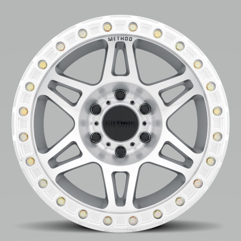 Method MR106 Beadlock 17x9 -44mm Offset 5x5 71.5mm CB Machined/Clear Coat w/BH-H24125 Wheel - DTX Performance