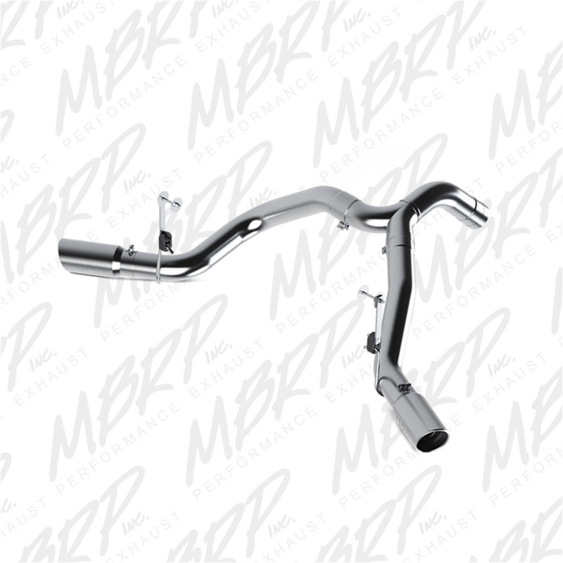 MBRP 13-15 Dodge 25/3500 Cummins 6.7L(Excl. CC/SB)4in Filter Back Cool Duals AL(Leaf Spring) - DTX Performance