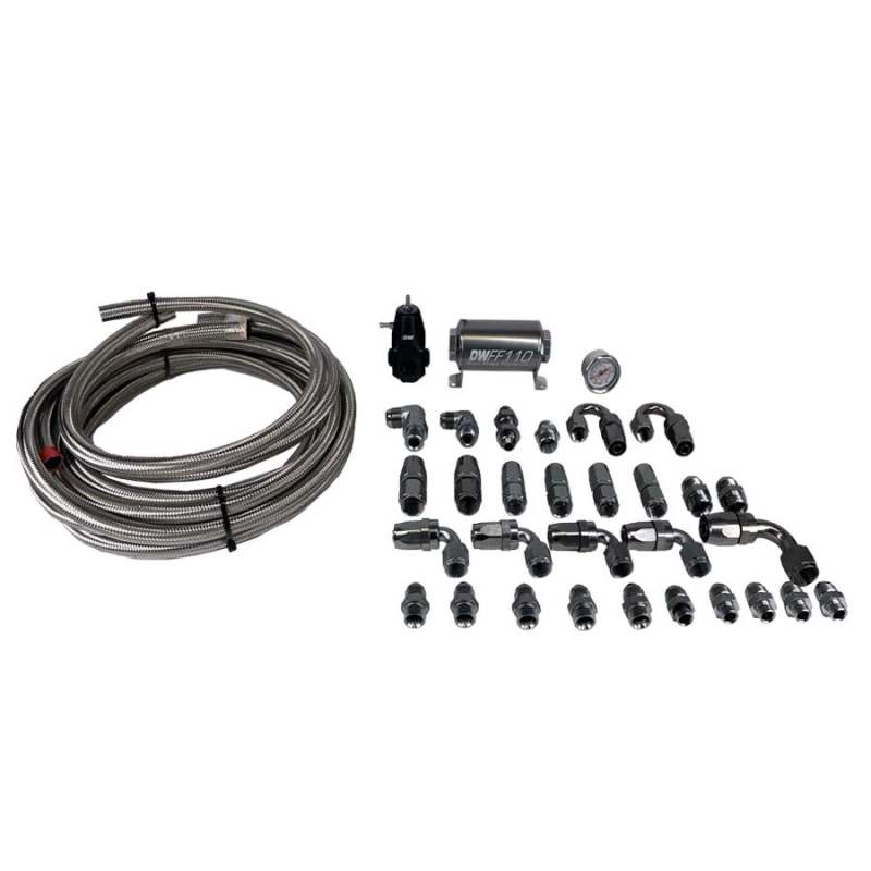 DeatschWerks X3 Series Pump Hanger PTFE Plumbing Kit for 1999-2004 Ford F-150 Lightning - DTX Performance