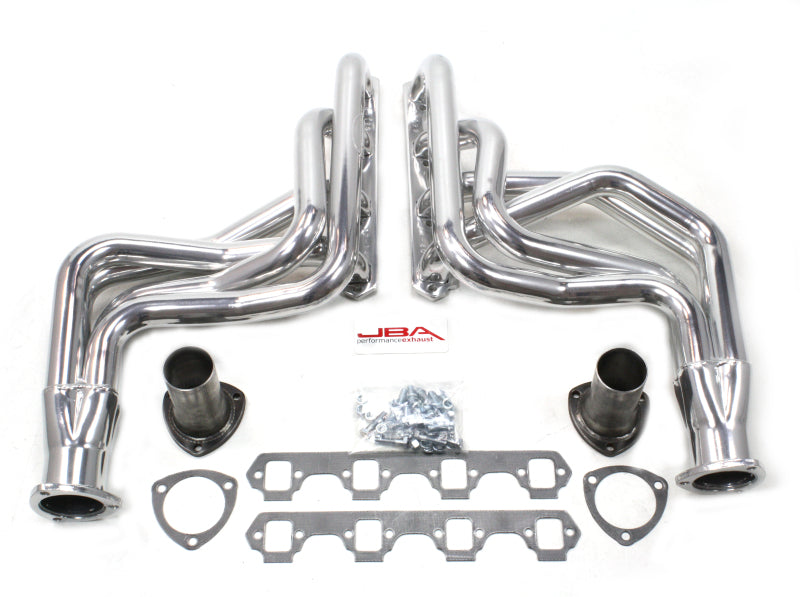 JBA 65-73 Ford Mustang 260-351W (w/Mustang II Suspension) 1-3/4in Primary Sliver Long Tube Header - DTX Performance