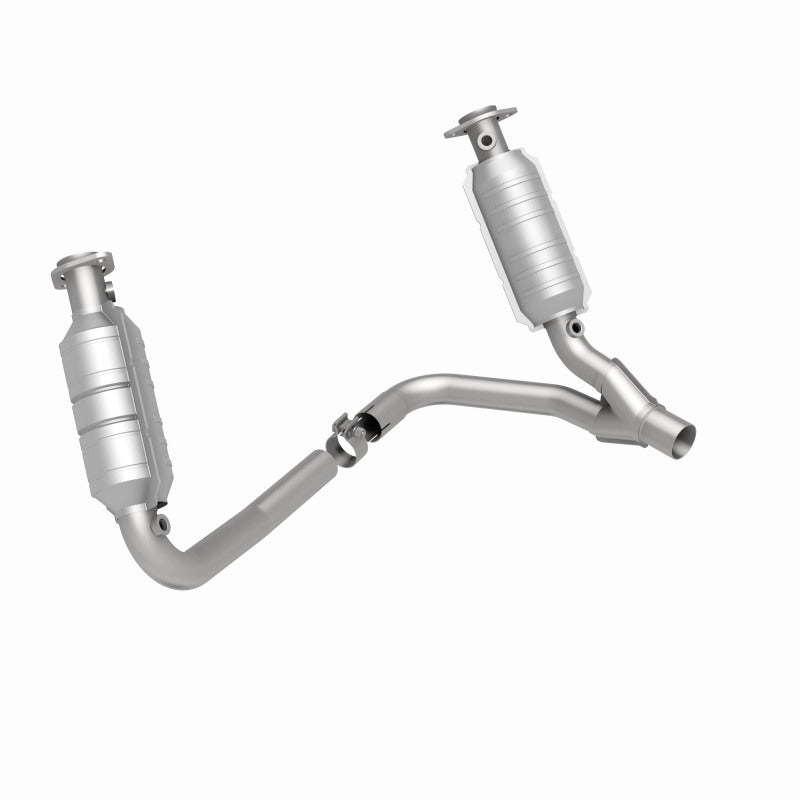 MagnaFlow Conv DF 05-06 Dodge Dakota/2006 Mitsubishi Raider 3.7L Y-Pipe Assembly - DTX Performance